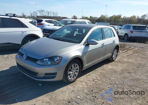 2015 Volkswagen Golf Tsi S 4-Door из США, поврежденный, VIN 3VW217AU2FM018468
